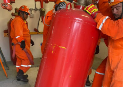 REACONDICIONAMIENTO DE TANQUES DE AGENTE LIMPIO FM-200