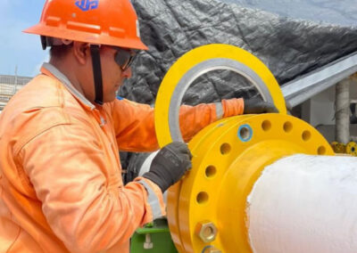 TORQUE A JUNTAS E INSTALACIÓN DE VÁLVULAS DE DIFERENTES DIAMETROS